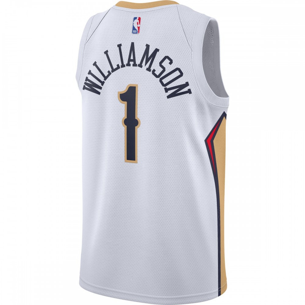 Zion Williamson New Orleans Pelicans 2020/21 Swingman Jersey - White - Association Edition-Pro Kit Vault | Brand New 26/27 Sports Jerseys